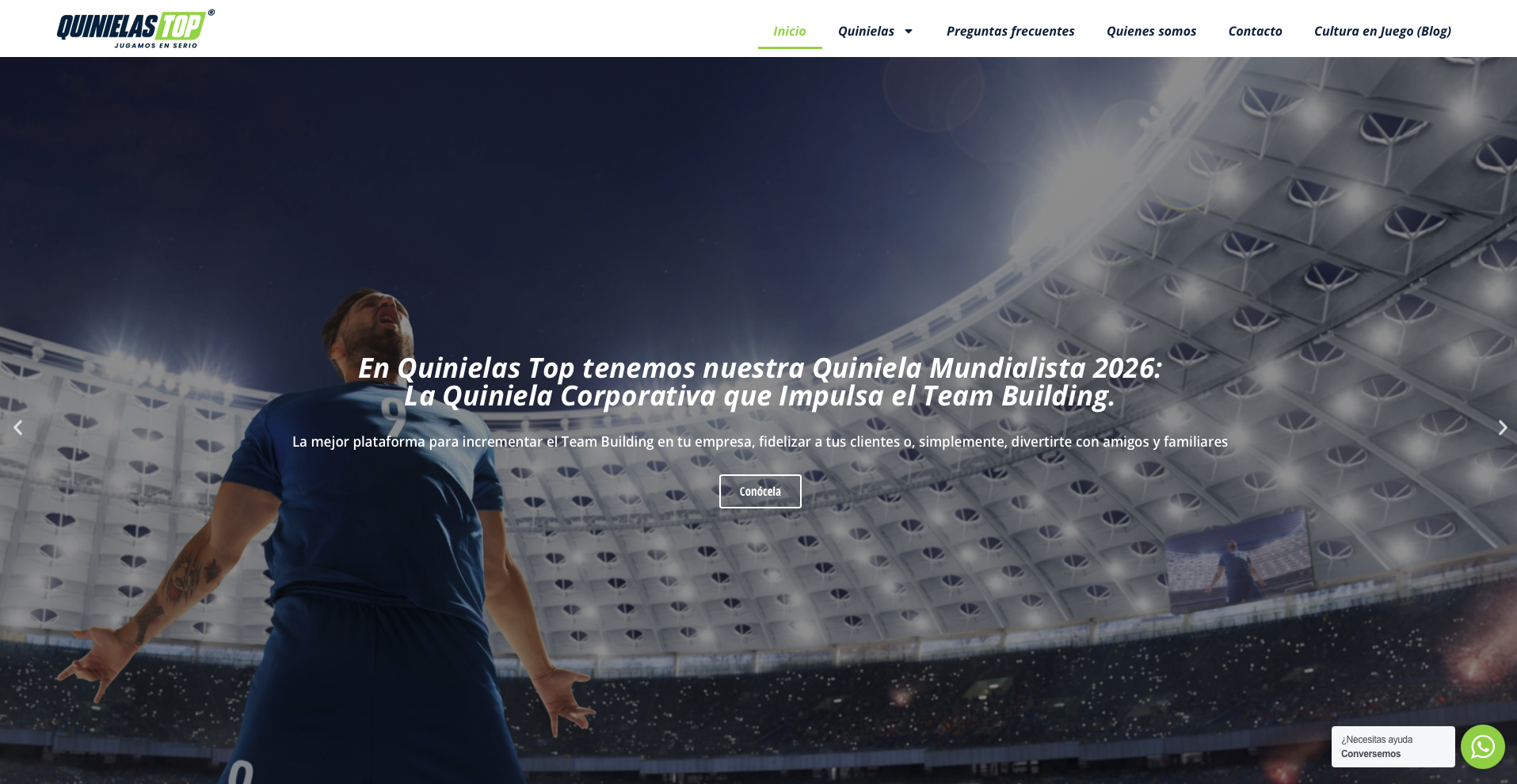 Quinielas Top: nuestra plataforma de quinielas empresariales para el Mundial 2026 | Materia Gris
